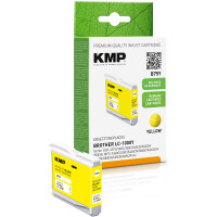 KMP Patrone Brother LC-1000Y LC51Y 400 S. yellow...