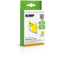 KMP Patrone Brother LC-1000Y LC51Y 400 S. yellow remanufactured