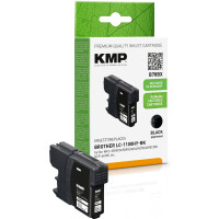 KMP Patrone Brother LC-1100HYBK 900 S. black remanufactured