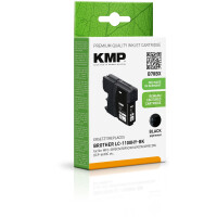 KMP Patrone Brother LC-1100HYBK 900 S. black remanufactured