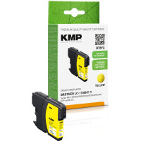 KMP Patrone Brother LC-1100HYY  750 S. yellow remanufactured