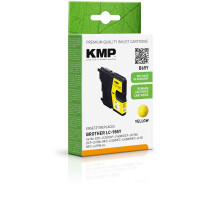 KMP Patrone Brother LC-985Y      260 S. yellow remanufactured