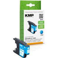 KMP Patrone Brother LC-1240C     600 S. cyan remanufactured