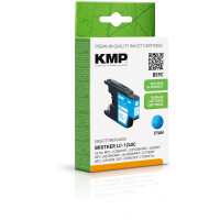 KMP Patrone Brother LC-1240C     600 S. cyan remanufactured