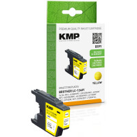 KMP Patrone Brother LC-1240Y     600 S. yellow...