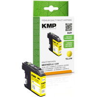 KMP Patrone Brother LC-123Y      600 S. yellow...