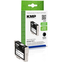 KMP Patrone Epson T0711 black 245 S. E107 remanufactured