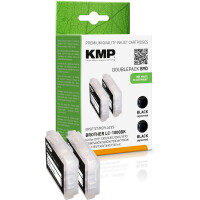 KMP Patrone Brother LC-1000Bk black Doppelp. 700 S. B9D...