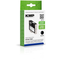 KMP Patrone Epson T0801 black 300 S. E111 remanufactured