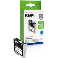 KMP Patrone Epson T0802 cyan 900 S. E112 remanufactured