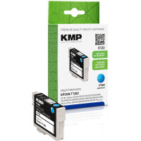 KMP Patrone Epson T1282 cyan 270 S. E122 remanufactured