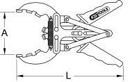 Kolbenring-Zange, Ø 110-160mm