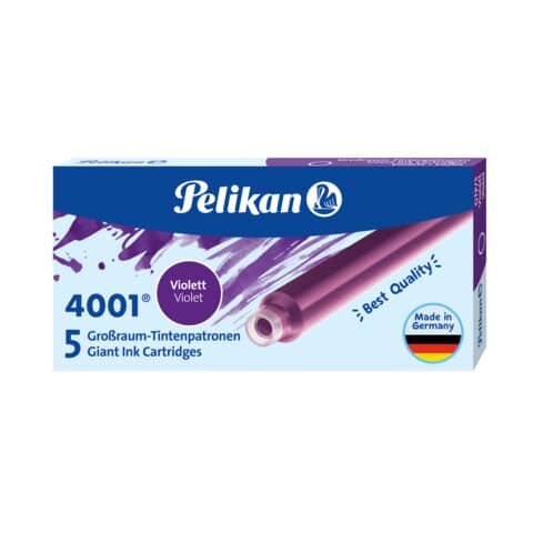 Tintenpatrone 4001® GTP/5, violett, Etui mit 5 Patronen