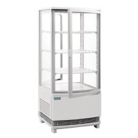 Polar C-Series Energiesparender Kühlschrank mit Gebogener Tür Weiß 86Ltr