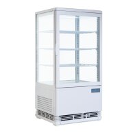 Polar C-Serie Energieeffizienter Ausstellungs-Kühlschrank Weiß 68Ltr