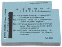 Kompressions-Druckprüfgerät-Diagrammkarten-Satz...