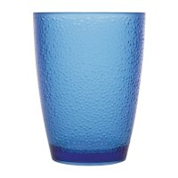 Olympia Kristallon Polycarbonat Becher Pebbled Blau 275ml (6 Stück)