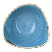 Churchill Stonecast Dreieckige Schüssel, Kornblumenblau, 184 mm, (12 Stück)