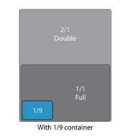 Cambro Polycarbonat GN 1/9 Behälter 100mm