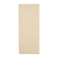 Fiesta Recyclebare Premium Tablin Dinner-Servietten, cremefarben, 48 x 40 cm, Airlaid-Taschenfaltung (400 Stück)