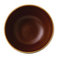 Churchill Super Vitrified Nourish Tokyo Black tiefe Schalen, 155 mm, (6 Stück)