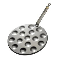 DeBuyer Stahl Poffertjes Pfanne für Mini-Pfannkuchen Ø 27CM