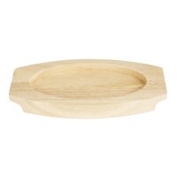 Olympia Hevea Brett für Gusseisen Oval Ohren Schale 210x120mm für FW819