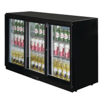 Polar Serie G Barkühlschrank mit 3 Schiebetüren 330L