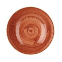 Churchill Stonecast, runde Coupe-Schüssel, gewürztes Orange, 182 mm, (12 Stück)