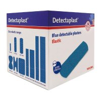 Detectaplast elastisches Pflaster 25x72mm (100 Stück)