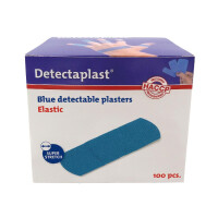 Detectaplast elastisches Pflaster 25x72mm (100 Stück)