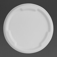 Fiesta Kompostierbare Bagasse-Deckel für 400/500ml Schalenbasen (50 Stück)