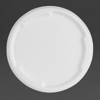 Fiesta Kompostierbare Bagasse Deckel für 750/900ml Schalenbasen (50 Stück)