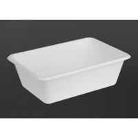 Fiesta Kompostierbare Bagasse Food Container Basen 800ml (100 Stück)