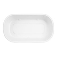 Fiesta Kompostierbare Bagasse Ovale Behälter 850ml (100 Stück)