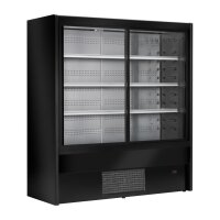 Zoin Cervinho Multideck Display Schwarz mit Schiebetüren 1000mm