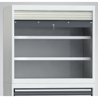 Rollladen-Aufsatzschrank 1000x1031x605mm, 2 Fachb., 80kg...