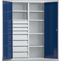 Universalschrank 2000x1000x490 80kg 2 Abtl. (2 Fachb. 8...