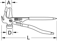 Reifendienstzange, 250mm