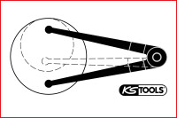 Stirnlochschlüssel Ø 14 - 100 mm mit Zapfendurchmesser 5,0 mm