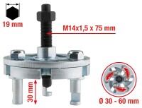 Universal-Riemenscheiben-Abzieher, 3-armig, 30-60mm