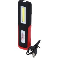 Mobile Werkstatt-Handlampe, knickbar, 3 Watt COB LED