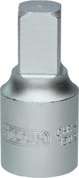 3/8" Öldienst-Bit-Stecknuss für Innenvierkant-Schrauben, 10 mm