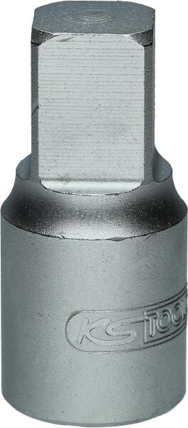 3/8" Öldienst-Bit-Stecknuss für Innenvierkant-Schrauben, 12 mm