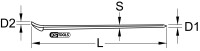 Hebelklemme, 1,8m