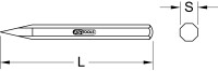 Spitzmeißel, 8-kant, 800mm