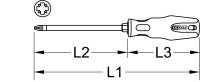 ERGOTORQUEplus Schraubendreher, PZ1, 180mm