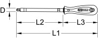 ERGOTORQUEplus Stecknuss-Schraubendreher, 10mm