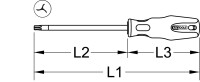 ERGOTORQUEplus® Schraubendreher fürTRI-WING-Schrauben, #0