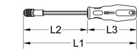 1/4" ERGOTORQUEplus Bit-Schraubendreher